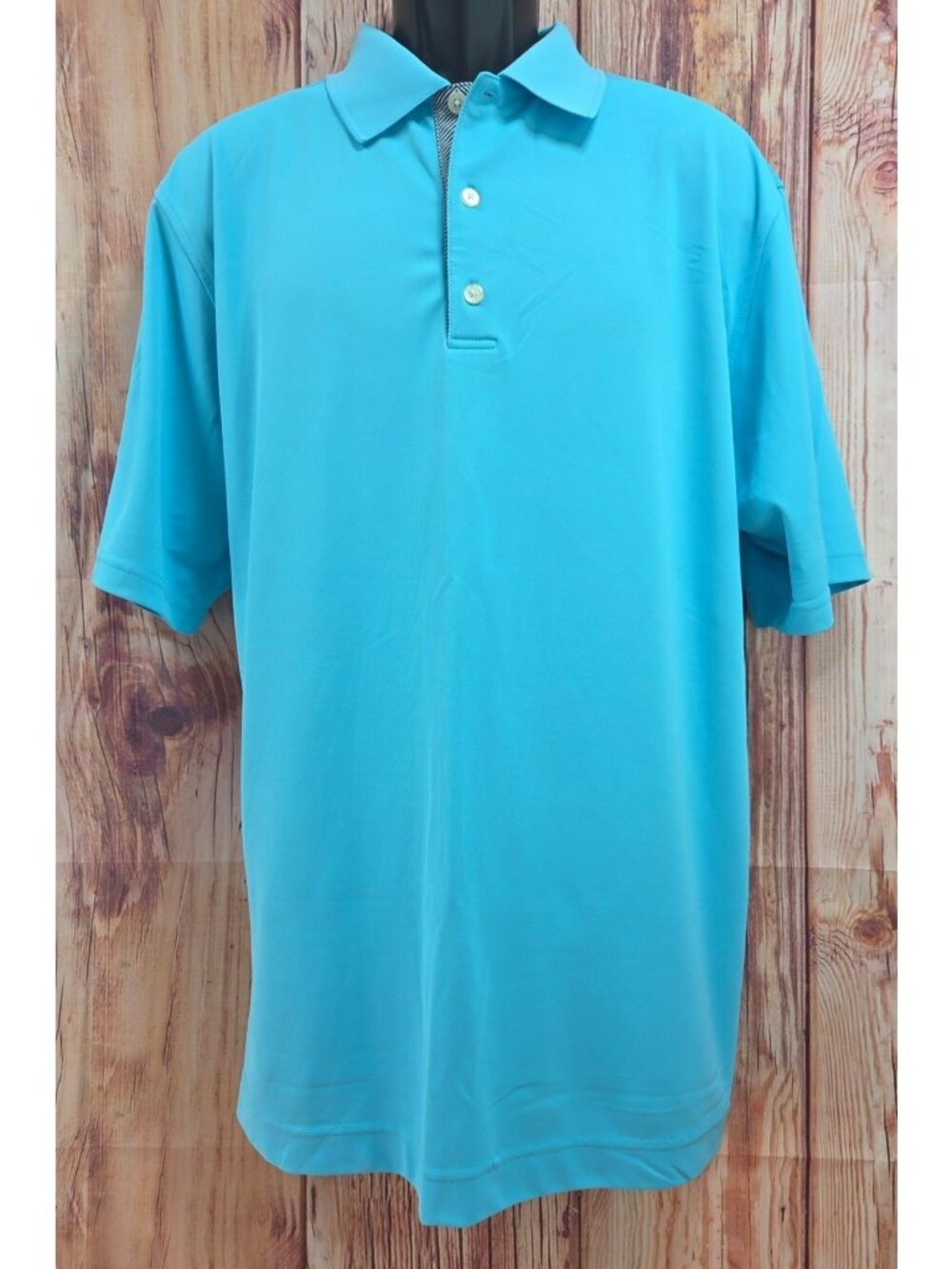 FootJoy Mens Light Blue Polo Shirt Size Large Golf Apparel Comfortable & Stylish